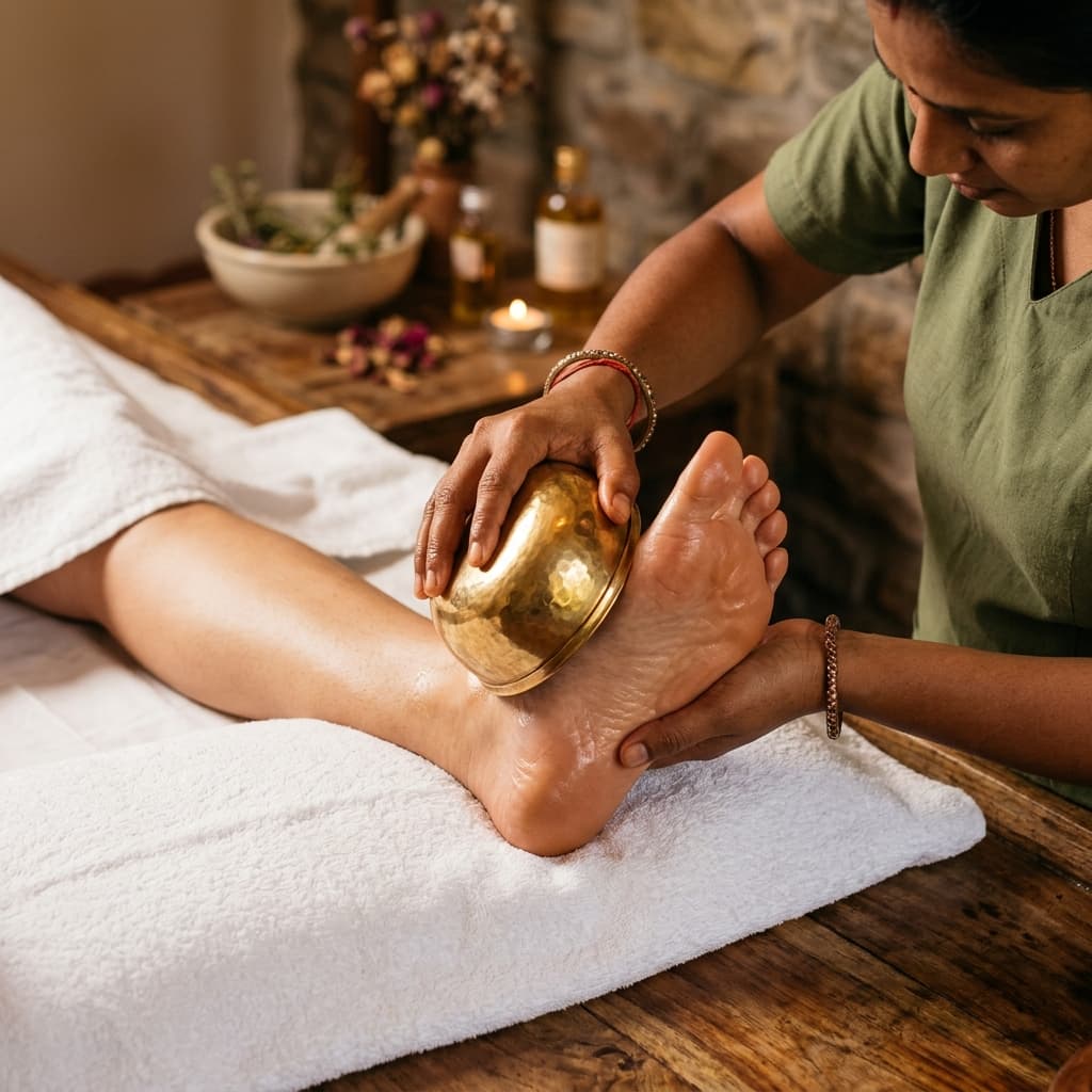 Kansa Thali Massage